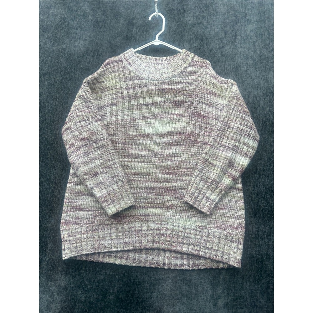 Old Navy Sweater Womens 1X Multicolor Space Dye Tight‎ Knit Ribbed Warm Wear